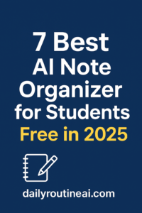 AI Note Organizer for Students Free