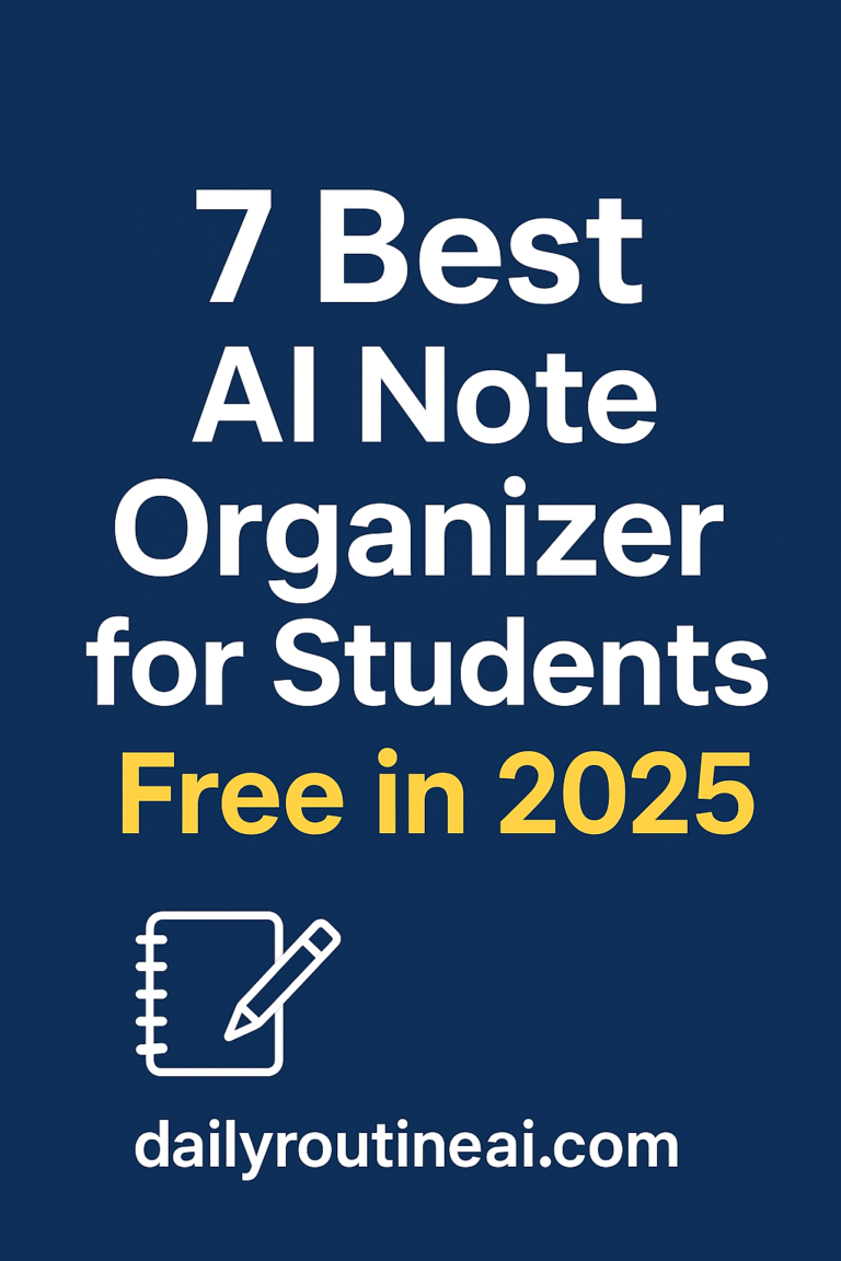 AI Note Organizer for Students Free