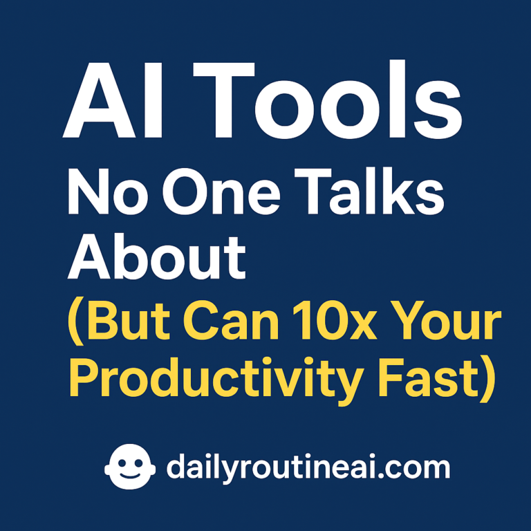 AI Tools No One Talks About