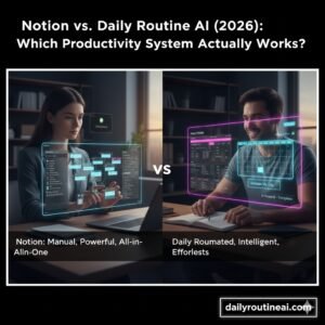 Notion vs. Daily Routine AI