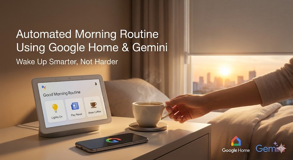 Automated Morning Routine Using Google Home and Gemini