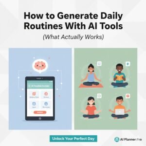 Generate Daily Routines With AI Tools