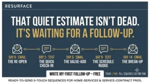 AI email follow-up automation for contractors
