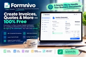 Formnivo Invoice Generator: Free & Private