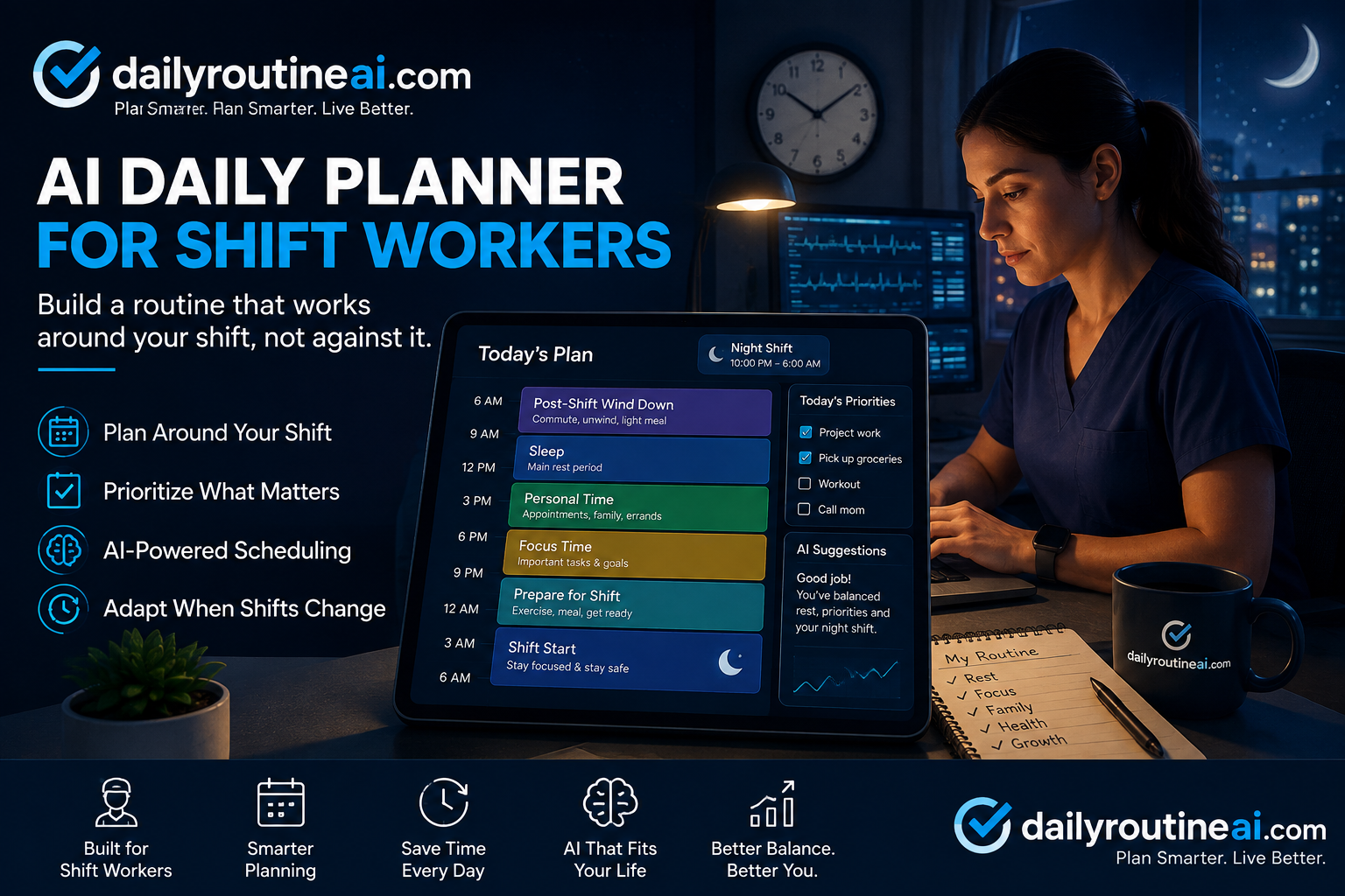 AI Daily Planner for Shift Workers
