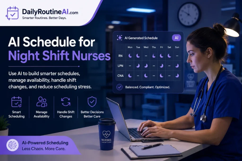 AI schedule for night shift nurses