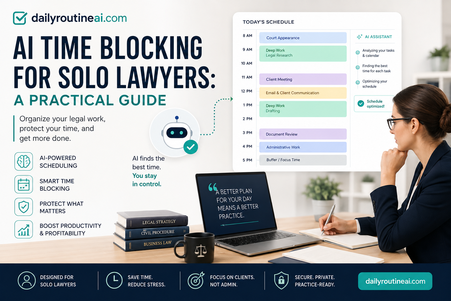 AI Time Blocking for Solo Lawyers