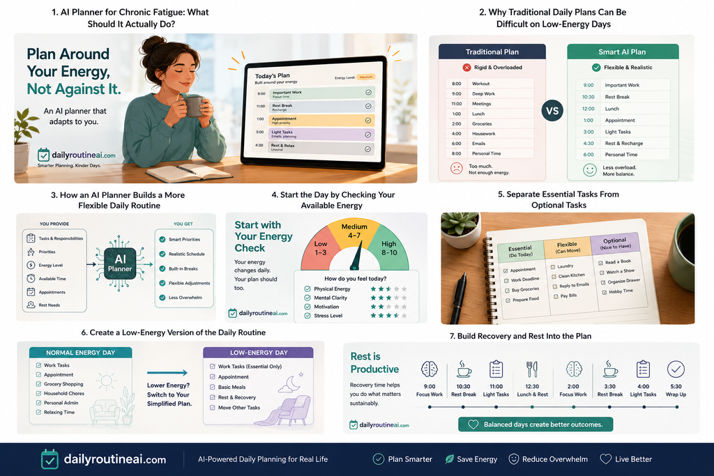 Common Mistakes When Using an AI Planner for Chronic Fatigue