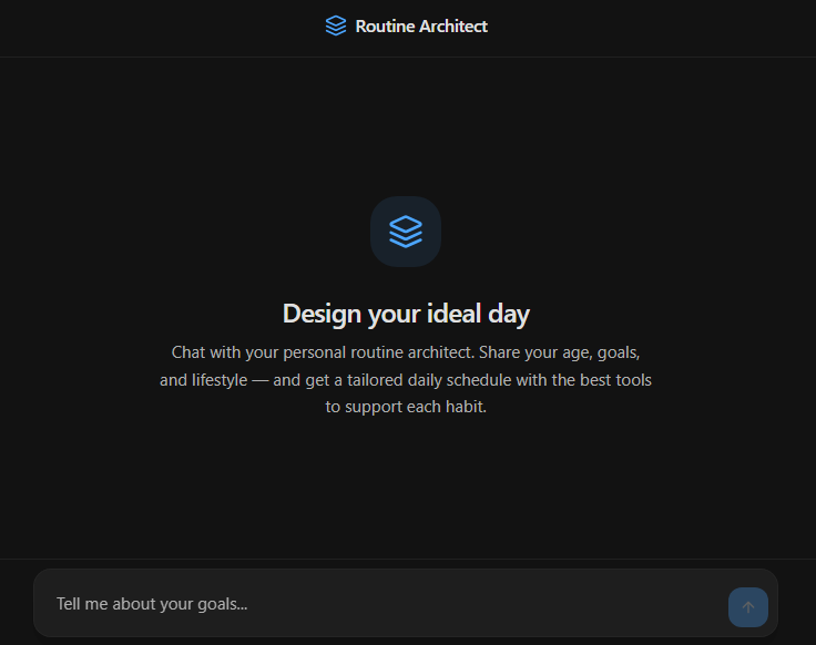 Daily Routine AI Architect